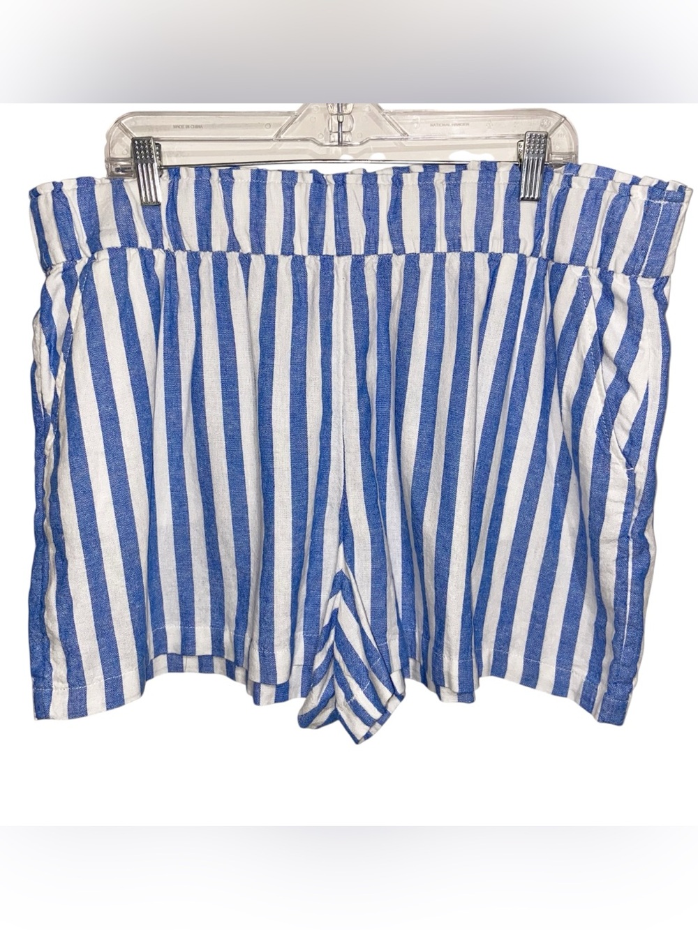Sonoma Shorts Womens Size XXL Linen Blend Coastal Summer Resortwear Vacation